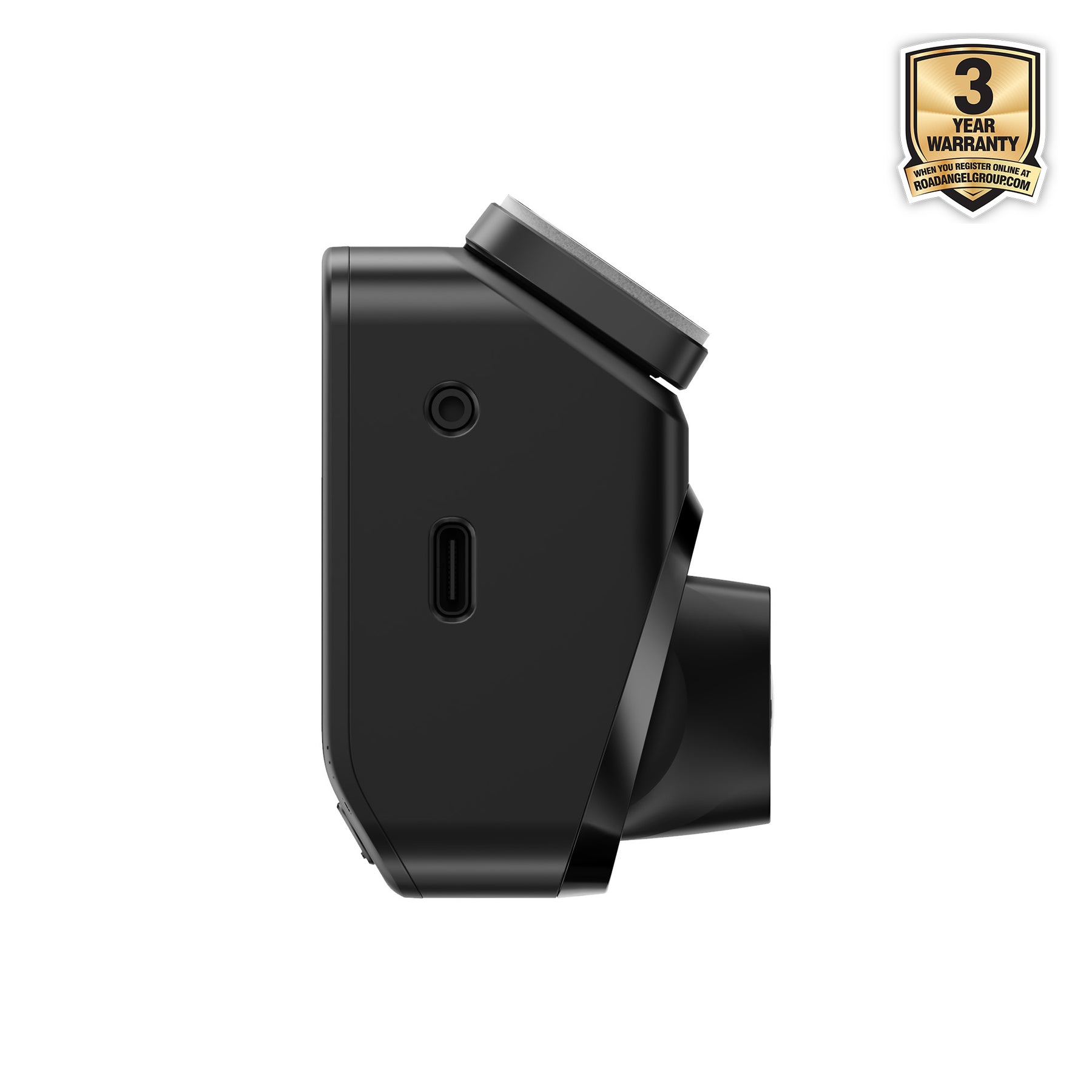 NEW - Road Angel Halo Elite 4K (2160p) & 1K (1080p) Dual Dash Cam With Sony Starvis 2 Enhanced Night Vision Video Technology!- With 64GB SD Card & Hardwiring Kit Bundle