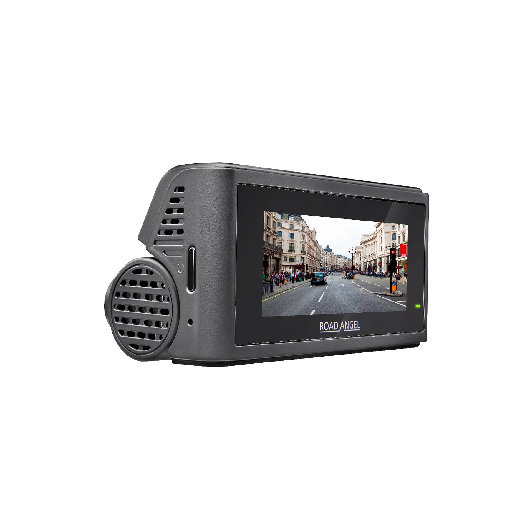 New- Road Angel Halo Play 4K Dual Dash Cam with 3.2" Screen, Parking Mode & Quick Release mounting